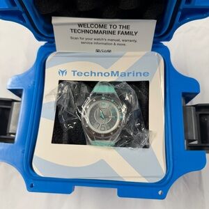 Technomarine Lusso Mare 38mm Unisex Watch Tiffany Blue